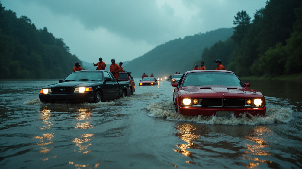 जानलेवा बाढ़ ने वेस्ट वर्जीनिया में मचाई तबाही