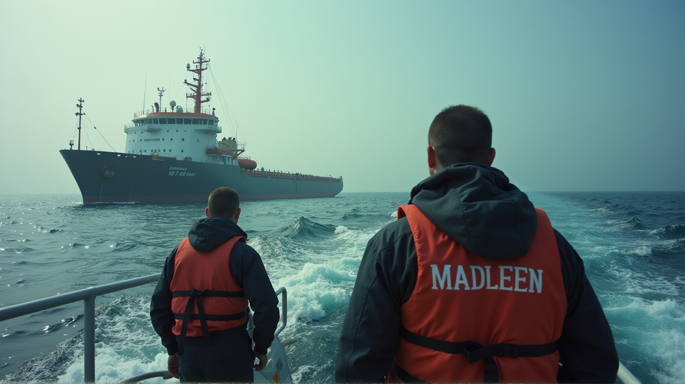 लहरों के बीच साहस: फ्रीडम फ्लोटिला और प्रतीक्षित अवरोधन