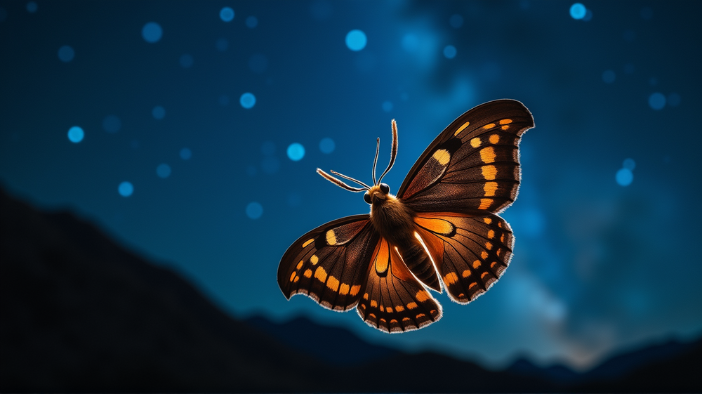 तारों की राह देखती पतंगे: आकाशीय यात्रा में प्रकृति का अद्भुत चमत्कार