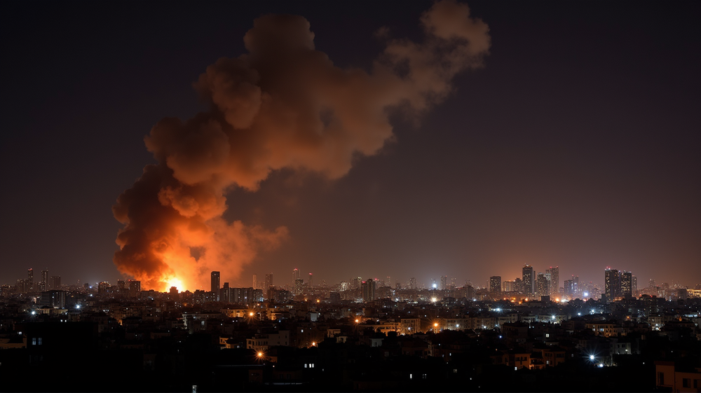 ईरानी तीव्र प्रहार: इज़राइल के ऊपर मिसाइल की गूंज