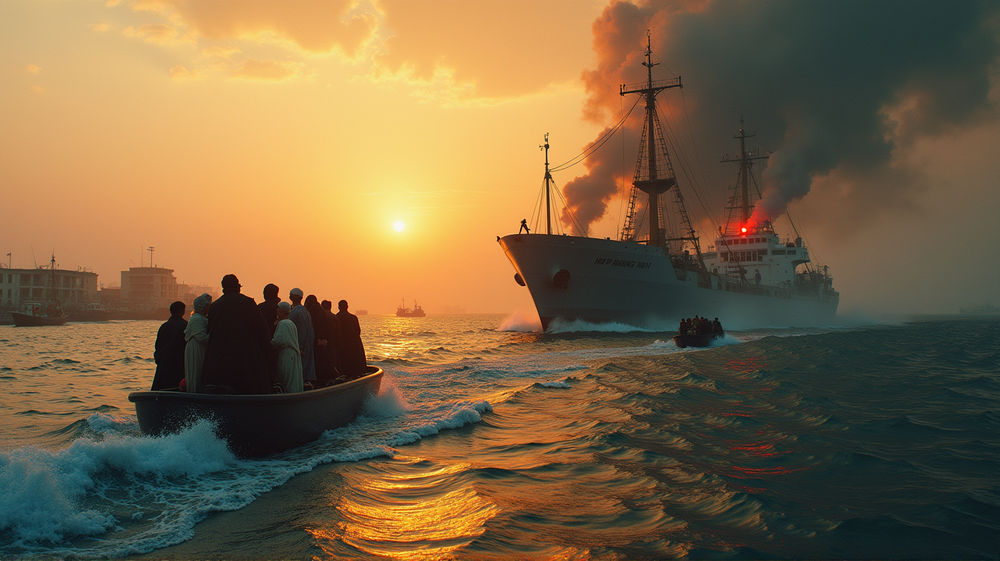 इज़राइल के सीमाओं का दिशा-निर्देशन वायु क्षेत्र बंद होने के दौरान