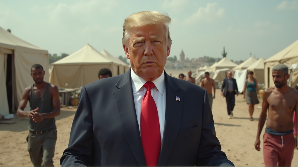 ट्रम्प ने गाज़ा सहायता को विवाद के बीच इस्राएल को सौंपा