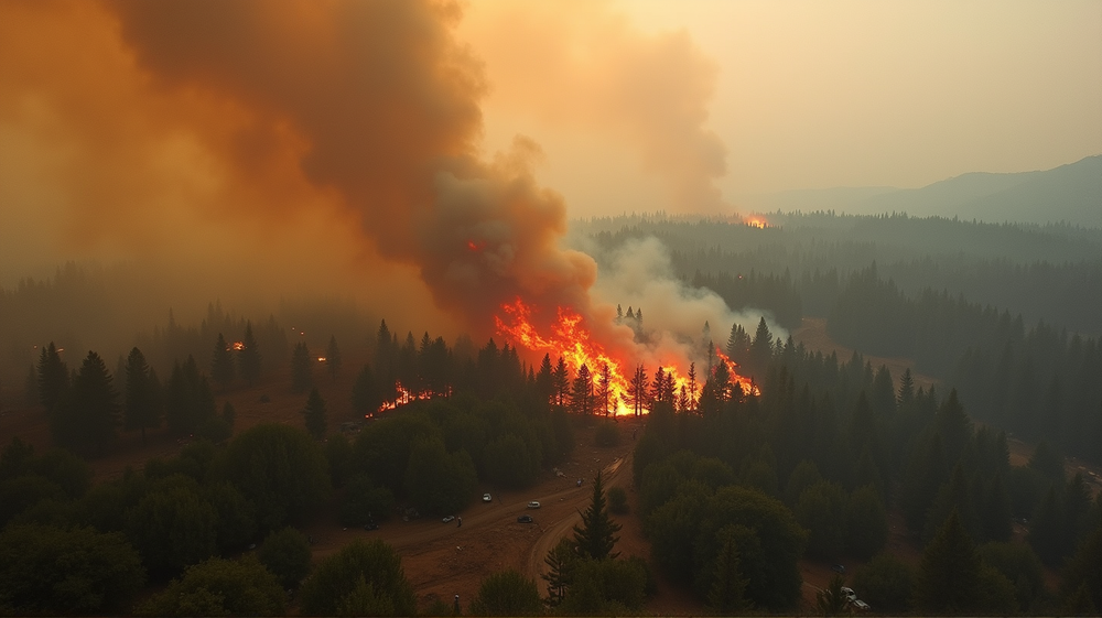 अपराजेय लपटें: सीरिया के लतातिया प्रांत में सबसे बड़े जंगल की आग से जूझ रहे हैं