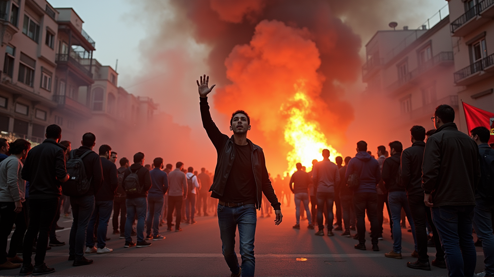 गाजा संकट के बीच शांति के लिए इज़रायली नागरिकों का प्रदर्शन