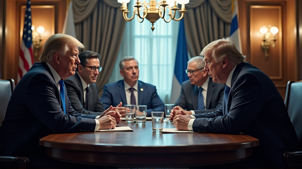 गाज़ा में तनाव बढ़ा: ट्रंप और नेतन्याहू ने समाधान पर की चर्चा