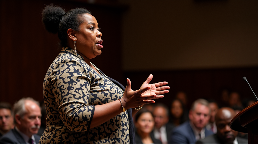 डॉ. नलेदी पांडोर महिलाएं आर्थिक सशक्तिकरण के लिए वकालत करती हैं