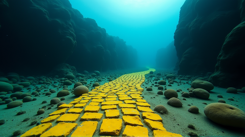 रहस्यमयी पानी के नीचे 'येलो ब्रिक रोड' ने विज्ञान को कर दिया अचंभित