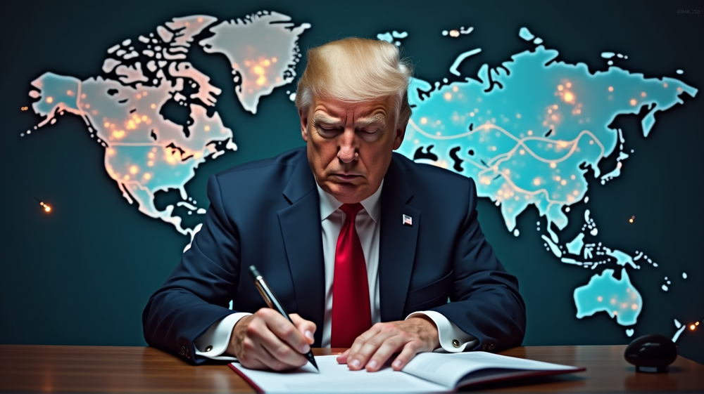 शुल्क तनाव: ट्रंप ने हिलाया अमेरिकी शेयर बाजार और व्यापार साझेदारों को