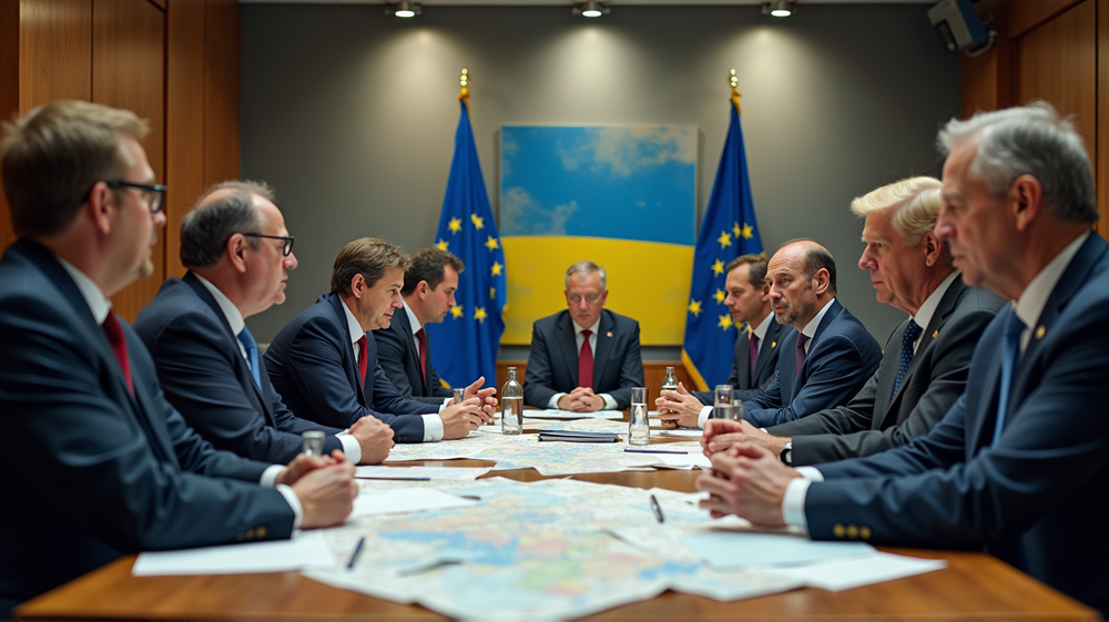 ट्रम्प-पुतिन वार्ता के बीच यूरोपीय नेताओं ने रूस पर दबाव डालने की अपील की