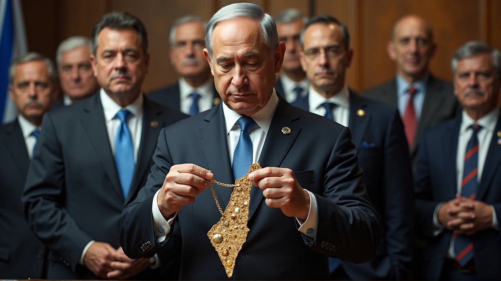 नेतन्याहू के विवादास्पद 'ग्रेटर इज़राइल' उपहार पर राजनयिक तनाव