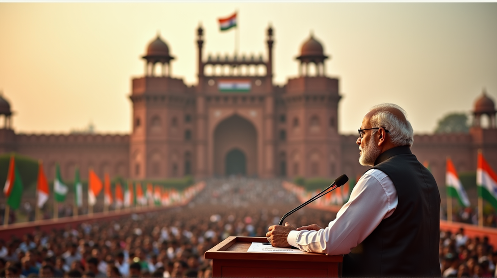 मोदी ने स्वतंत्रता दिवस संबोधन में आरएसएस की ऐतिहासिक प्रशंसा से मचाई हलचल