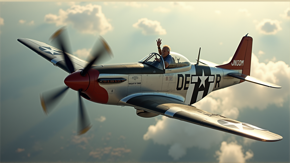 100 की उम्र में आसमान में ऊंची उड़ान: WWII पायलट की यादगार वापसी