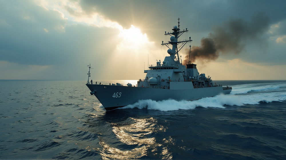 उच्च समुद्रों पर खतरनाक दांव: इजरायल के विरोध के बीच गाजा बेड़े की रक्षा करते नाटो युद्धपोत