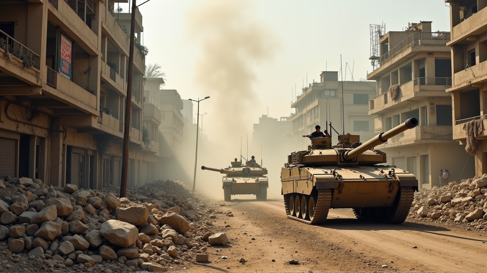 घेराबंदी के बीच गाज़ा: 900,000 से अधिक फिलिस्तीनी धमाकों का सामना कर रहे हैं