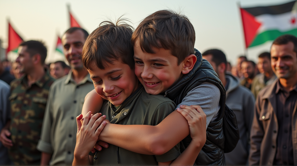 ऐतिहासिक संघर्षविराम समझौता आशा और आँसू लाता है क्योंकि बंधक एकजुट होते हैं