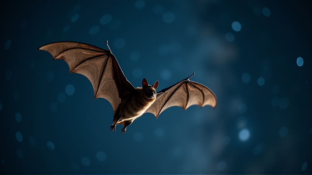 मध्यरात्रि के रहस्यमयी शिकारी: कैसे ग्रेटर नॉक्ट्यूल चमगादड़ रात में पक्षियों का शिकार करते हैं
