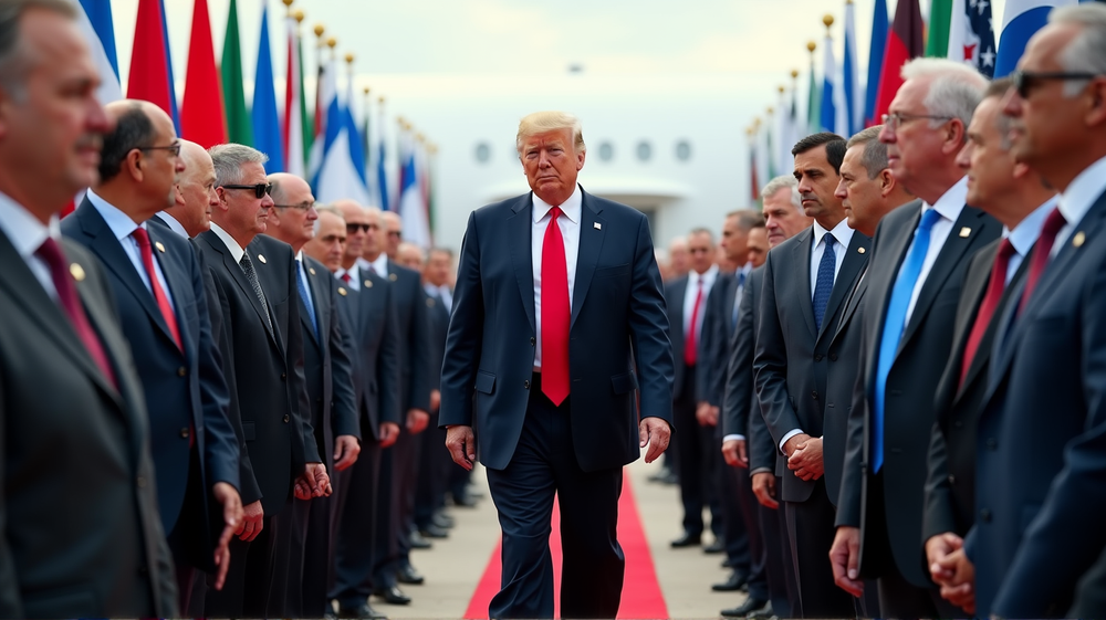 राष्ट्रपति ट्रम्प ने मध्य पूर्व शांति प्रयासों में नए युग की शुरुआत की