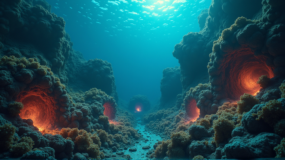 अविश्वसनीय गहराई की समुद्री चमत्कार: जीवन से भरा छिपा हुआ हॉटस्पॉट