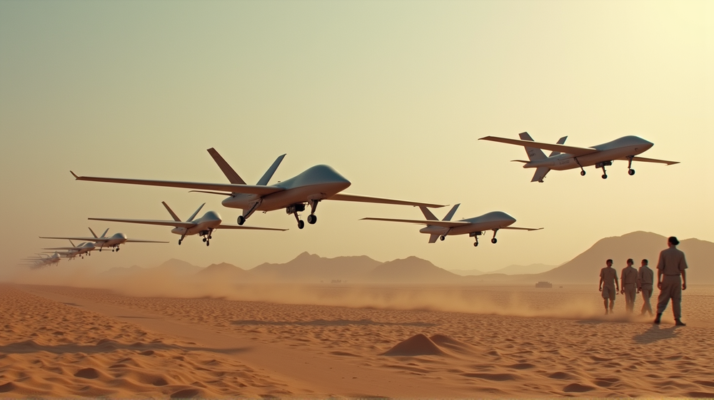 अमेरिका का कॉम्बेट ड्रोन स्क्वाड्रन: ईरान की रणनीति का साहसिक उपयोग