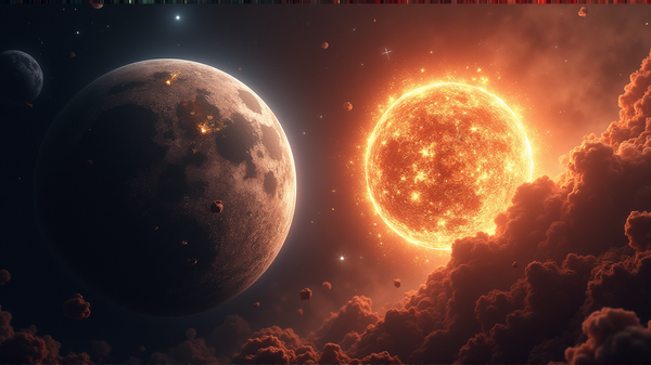 थिया का रहस्य: वह ब्रह्मांडीय टक्कर जिसने पृथ्वी और चंद्रमा को आकार दिया