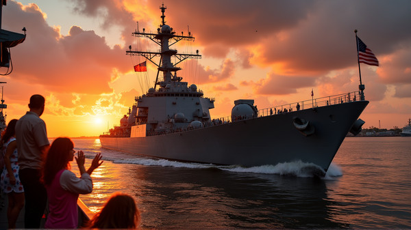 बढ़ते तनाव के बीच USS McFaul मध्य पूर्व के लिए रवाना