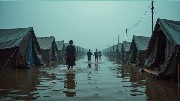 विनाशकारी सर्दियों की बारिशें: मौसम और युद्ध के बीच गाजा की संघर्षशीलता