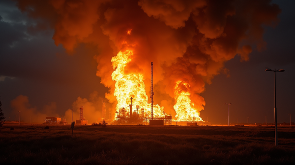 साहसी हमले: कीव की साहसिक चाल ने रूसी डिपो को आग के हवाले किया